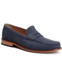 Base London - Garfield Leather Loafers - Lyst