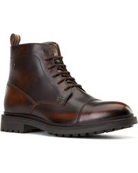 Base London - Boulton Leather Ankle Boots - Lyst