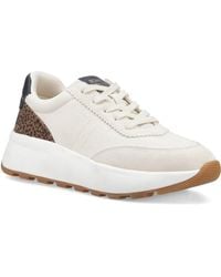 TOMS - Trvl Lite Wedge Leather Cheetah Print Trainers - Lyst