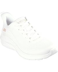 Skechers - Bobs Squad Waves Still Wading 117483-Wht Lace Up Shoes - Lyst
