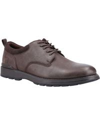 Hush Puppies - Dylan Leather And Suede Lace-Up Shoes - Lyst