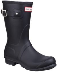 HUNTER - Original Short Wellington Boots - Lyst