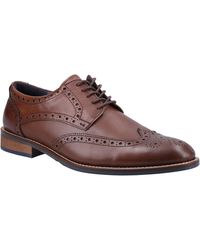 Hush Puppies - Dustin Brogue Leather Brogues Shoes - Lyst