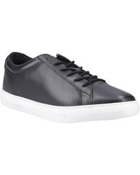 Jack & Jones - Galaxy Leather Anthracite Trainers - Lyst