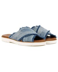 TOMS - Mae Crossover Sandales En Denim - Lyst