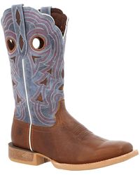 Durango - Lady Rebel Pro Leather Golden/Periwinkle Boots - Lyst