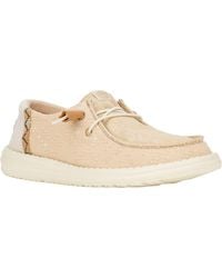 HEYDUDE - Wendy Crafted Boho Cotton Shoes - Lyst