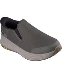 Skechers - Go Walk Stability 2.0 Synthetic Dark Trainers - Lyst
