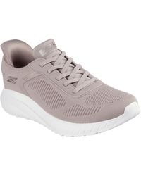 Skechers - Bobs Sport Squad Chaos 117497-Tpe Taupe Slip On Shoe - Lyst