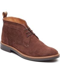 Base London - Lincoln Chukka Leather Boots - Lyst