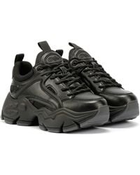 Buffalo - Binary C Damen Schwarze Turnschuhe - Lyst