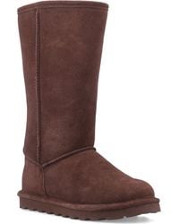 BEARPAW - Elle Tall Suede Chicory Winter Knee High Boots - Lyst