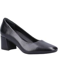 Hush Puppies - Alicia Court Shoe Leather Heels - Lyst