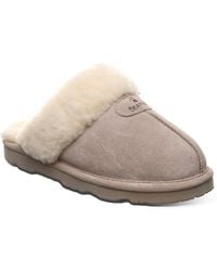 BEARPAW - Loki Ii Suede Mushroom Slippers - Lyst