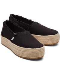 TOMS - Valencia 100% Cotton Espadrilles - Lyst