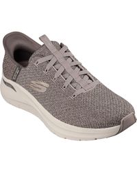 Skechers - Arch Fit 2.0 Look Ahead Sneakers Da Uomo Color Taupe - Lyst