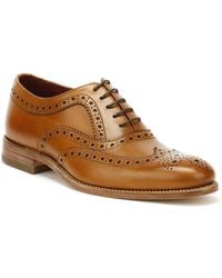 Loake Fearnley Mens Tan Brogues - Brown