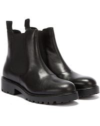 black leather ankle boots womens uk