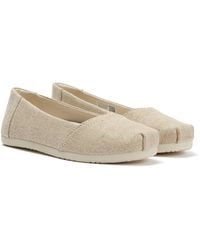 TOMS - Alpargata Ballet Canvas Champagne Espadrilles - Lyst