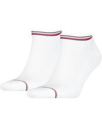 Tommy Hilfiger Iconic Trainer Socks 2 Pairs - White