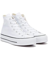 Converse All Star Lift Hi Trainers - White