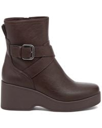 Rocket Dog - Jimmy Bangor Polyurethane Dark Heeled Ankle Boots - Lyst