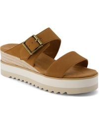 TOMS - Diana Leather Sugar Sandals - Lyst