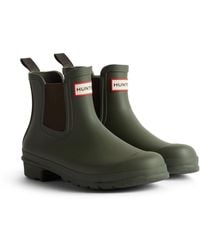 HUNTER - Original Chelsea Boot Rubber Wellington Boots - Lyst