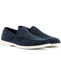 Ben Sherman - Amarillo Suede Men's Navy Loafers - Uk 11 - Lyst