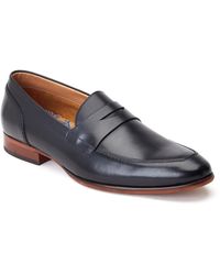 Base London - Bruno Leather Loafers - Lyst