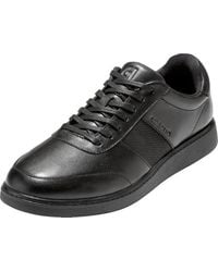Cole Haan - Grand Crosscourt Gates Leather Trainers - Lyst