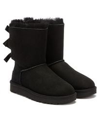 UGG Bailey Bow Ii Sheepskin Boots - Black