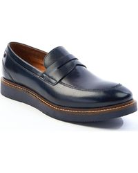 Base London - Sid Leather Loafers - Lyst