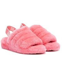 UGG Fluff Yeah Rose Slippers - Pink