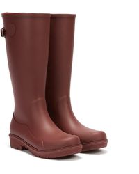 Fitflop Wonderwelly Tall Oxblood Boots - Red