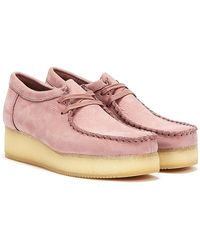Clarks Wallacraft Lo Nubuck Light Shoes - Pink