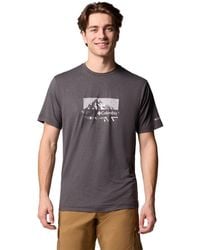 Columbia - Kwick Hike Graphic Ss Tee Polyester Short Sleeve T-Shirts - Lyst