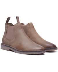 Hush Puppies - Shaun Leather Stone Boots - Lyst