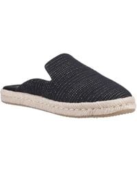 TOMS - Santiago Mule Textile Metallic Slippers - Lyst