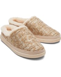 TOMS - Sage Polyester Blend Sahara Slippers - Lyst