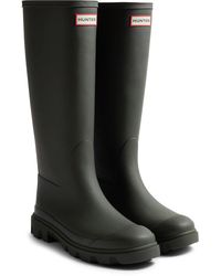 HUNTER - Downpour Tall Rubber Wellington Boots - Lyst