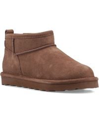 BEARPAW - Shorty Suede Cocoa Winter Ankle Boots - Lyst