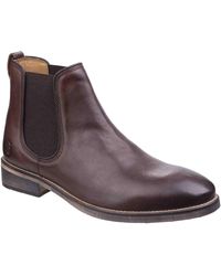 Cotswold - Corsham Leren Donkerbruine Laarzen - Lyst