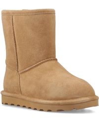 BEARPAW - Elle Suede Girl's Coffee Winter Mid Calf Boots - Lyst