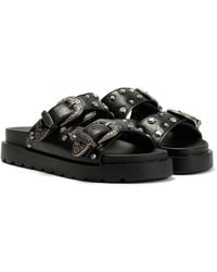Buffalo - Raya Ari West Leather Sandals - Lyst