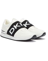 DKNY Marli / Black Trainers - White