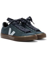Veja - Campo Suede Nautico Steel Eagle Trainers - Lyst
