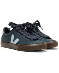 Veja - Campo Suede Nautico Steel Eagle Trainers - Lyst
