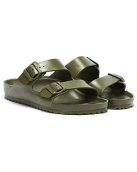 Birkenstock - Arizona Eva Khaki Sandals - Lyst