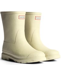 HUNTER - Downpour Short Insulated Boot Rubber Gravel Wellington Boots - Lyst